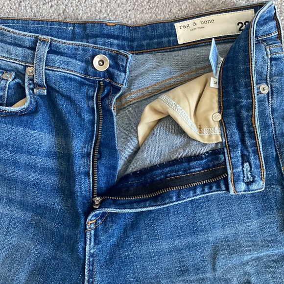 Rag & Bone Nina High Rise Distressed Ankle Skinny Jeans Sz 28 NWT - Picture 9 of 9